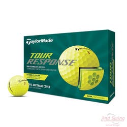 TaylorMade 2022 Tour Response Yellow Golf Balls