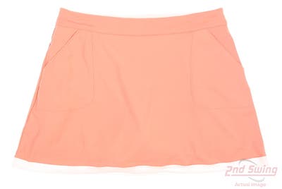 New Womens Peter Millar Golf Skort X-Large XL Pink MSRP $109
