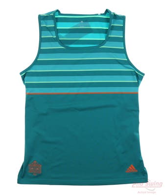 New W/ Logo Womens Adidas Golf Tank Top Small S Multi MSRP $55